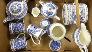A collection of James Sadler afternoon tea ware to include old mill teapot & stand, 2 floral