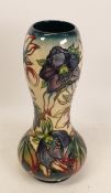 Moorcroft Hellebore vase. Dated 1999, designed by Nicola Slaney. Height 28.5cm