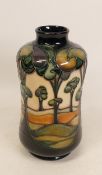 Moorcroft Tribute to trees vase. Limited edition 98/100, Signed by designer Sian Leeper , dated