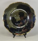 De Lamerie Fine silver plated gilt layplate/tray, specially made high end quality item, new and Made