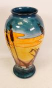 Moorcroft Reeds at Sunset vase. Height 31cm