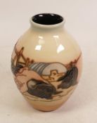 Moorcroft Limousin Pig vase. Limited edition 41/50 , by Kerry Goodwin. Height 14cm