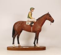 Beswick Connoisseur Beswick model of Nijinsky with Lester Piggott up.