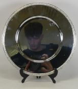 De Lamerie Fine silver plated gilt layplate/tray, specially made high end quality item, new and Made