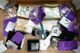 A collection of Gemporia & TJC jewellery, new and still packaged including necklaces, bracelets,
