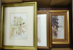 A Collection of Framed Prints to include Floral, Landscape and Hunting Themes (1 Tray)