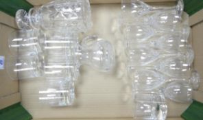 A Good Collection of Crystal and Glassware to include Dartington Whisky Tumblers and Water Jug