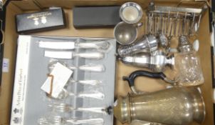 A Mixed Collection of Silver Plated Items to include Arthur Price of England Cutlery, Sugar Sifters,