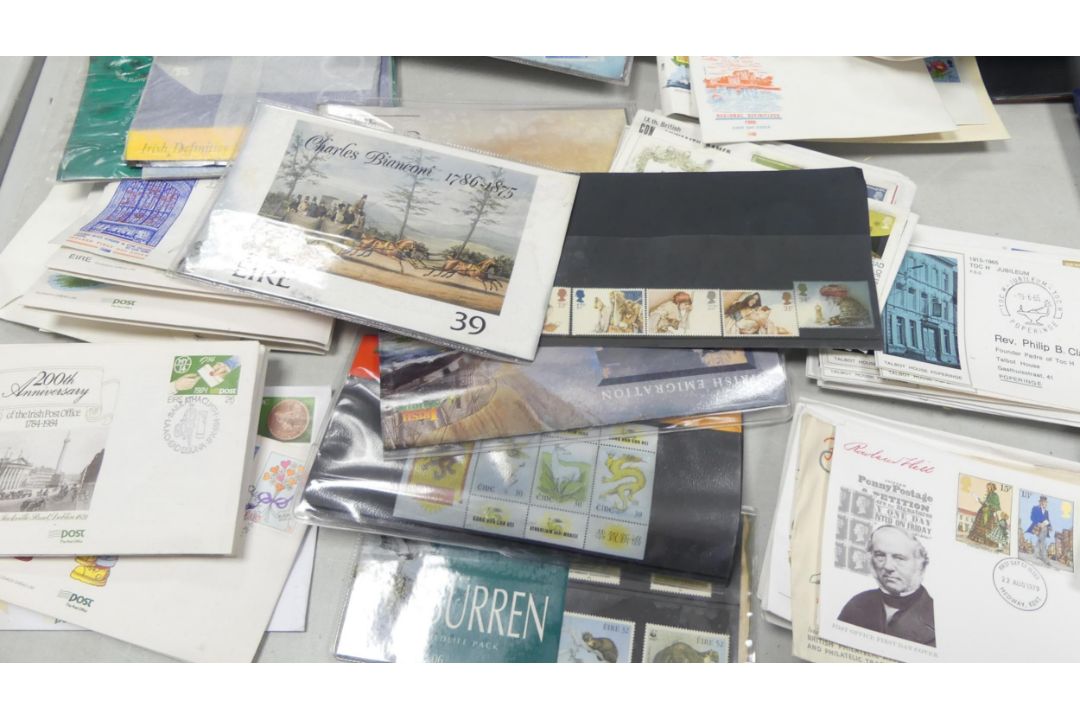 A collection of first day covers from the 60's, 70's & 80's together with Irish stamps ( 1 box) - Image 2 of 2