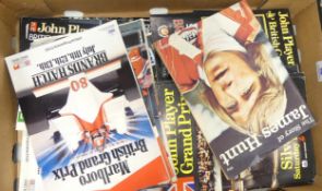 A collection of Grand Prix and other similar related programmes and magazines to include