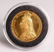 Victoria PROOF DOUBLE sovereign coin 1887, purchase cost £13,000, invoice included.