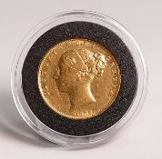 Queen Victoria shield back FULL sovereign 1838, scarce in this condition, purchase cost £7000,