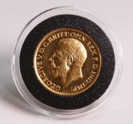 George V PROOF 1911 FULL sovereign coin, purchase cost £4200.