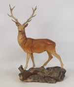 Beswick matt stag on rock 2629