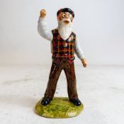 Beswick prototype Beatrix Potter figure Mr Mcgregor in a different colourway, Royal Doulton not