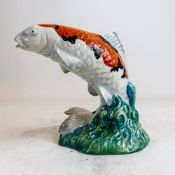 Beswick Koi Carp, limited edition for UK ceramics in 2008, h. 17cm.