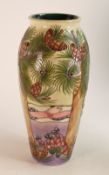 Moorcroft Furzey Hill pattern vase, by Rachel Bishop design for 1997, height 35.5cm