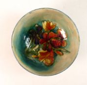 Moorcroft Spring Flowers pattern small bowl. Diameter: 11cm