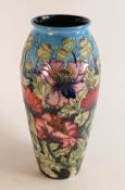 A large Moorcroft pottery vase decorated in the Scarlet Cloud pattern by Rachel Bishop. Dated