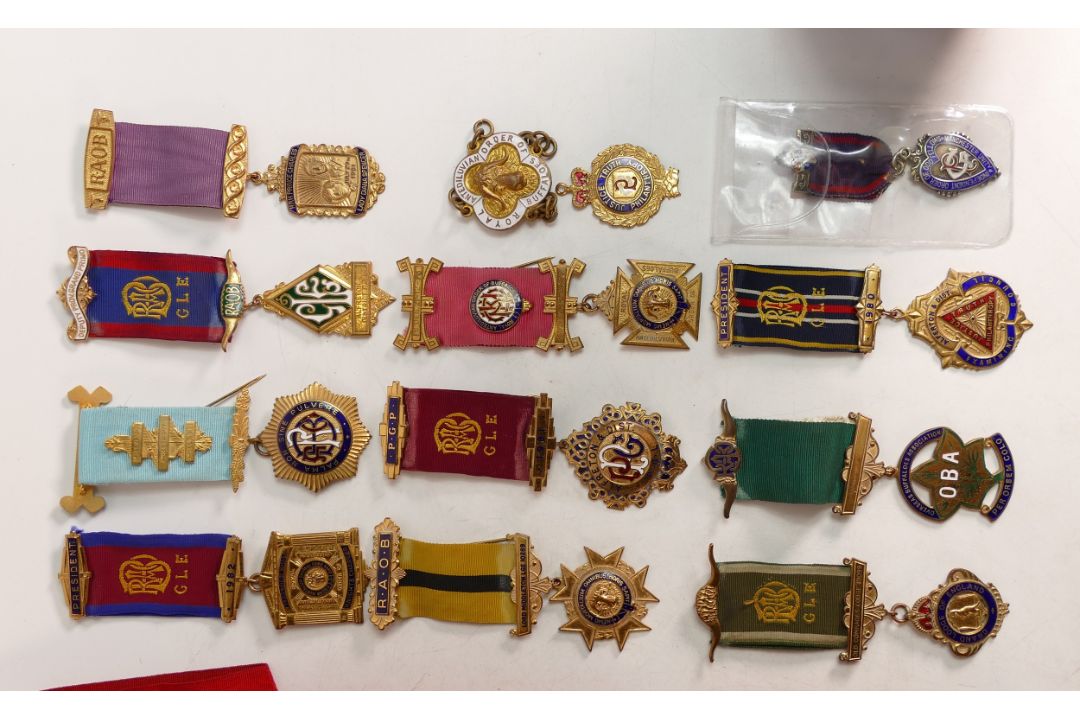 Large collection of RAOB Buffaloes jewels including some silver. Together with sashes, documentation - Image 2 of 4