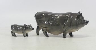 Royal Doulton Vietnamese Pot Bllied Pig and Piglet (2)