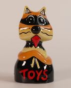 Lorna Bailey Santa's Present cat limited edition 5/40 Nov 2005 with certificate of authenticity.