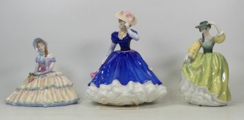 Royal Doulton lady figures Daydreams HN1731, Buttercup HN2309 and Mary HN3375, one cert (3)