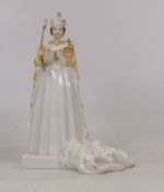 Coalport figure Diamond Jubilee HM Queen Elizabeth