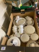 Royal Albert, a Collection of mixed pattern teaware including Brigadoon, Val Dor and Queens