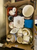 A Mixed Collection of Ceramics to include Coalport, Minton, Royal Doulton, 18th Century Teaware