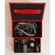 A collection of costume jewellery including pair 9ct gold cubic zirconia earrings, watches, beads, - Image 1 of 2