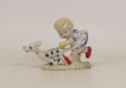 Wade, Mabel Lucie Atwell figure of a girl with dog