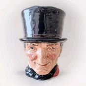 Royal Doulton, Eight Character Jugs in various sizes including John Peel, Tony Weller, Bootmaker,