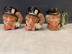 Three Royal Doulton Large Characters including The Walrus & The Carpenter and Two Mad Hatter (3)
