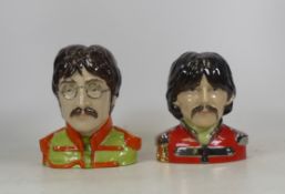 Peggy Francis 'Pop Legend Busts' including John Lennon Limited Edition 74/500, George Harrison 74/