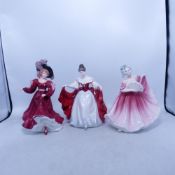 Royal Doulton, Three Lady Figures Patricia HN3365, Elaine HN3307 and Sara HN2265 (3)