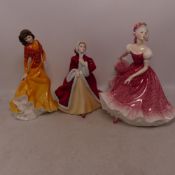 Royal Doulton, Three Lady Figures Linda HN3879, Rachel HN4780 and Olivia HN3339 (3)