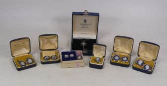 Wedgwood, A Collection of Boxed Jewellery to include Key Shaped Pendant, Pendant and Earring Set,