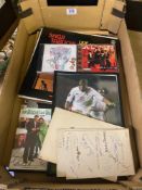 A Collection of Signed Memorabilia including Amen, Gilberto signed photograph, Mitchell & Webb, LP'
