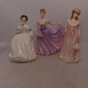 Royal Doulton, Three Lady Figures Rachel HN3976, Jane HN4110 and Jessica HN3169 (3)