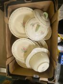 Susie Cooper for New Hall, A Collection Dinnerware to include Lidded Circular Tureen, Dinner Plates,