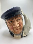 Royal Doulton, Four Character Jugs Capt Ahab in various sizes (4)