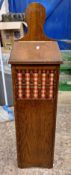 Beautiful Modern French Baguette Box with Baluster Viewing Window, Hinged Lid and Carry Handle.