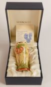 Moorcroft enamel Crown Imperial vase by J Bishop , Limited edition 66/100 . Boxed with
