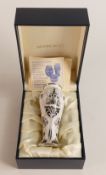 Moorcroft enamel Black poppy vase by J Toole , Limited edition 109/150 . Boxed with certificate.