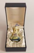 Moorcroft enamel Sweet thief by Sandra Dance , 1 star collectors club piece , numbered edition 500 .