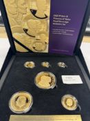 Hattons of London; A cased set of 22ct gold coins '2023 Prince and Princess of Wales Proof Sovereign