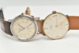 TWO WRISTWATCHES, to include an AVIA wristwatch, with cream dial, gilt hourly applied markers, black