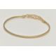 A 9CT GOLD BANGLE, a Celtic design light weight bangle, fitted with a hook fastening, hallmarked 9ct - Image 4 of 4