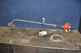 A ROBIN NBF171 PETROL STRIMMER (engine pulls freely but hasn't started) and a Tarpen electric